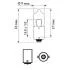 Лампа розжарювання H5w12v 5w Ba9s(вир-во Philips) PHILIPS 12023CP (фото 3)