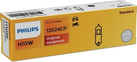 Автолампа 10W PHILIPS 12024CP