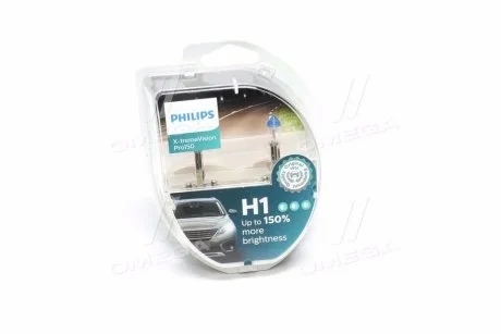 Лампа галогенная P14,5s, H1 PHILIPS 12258XVPS2