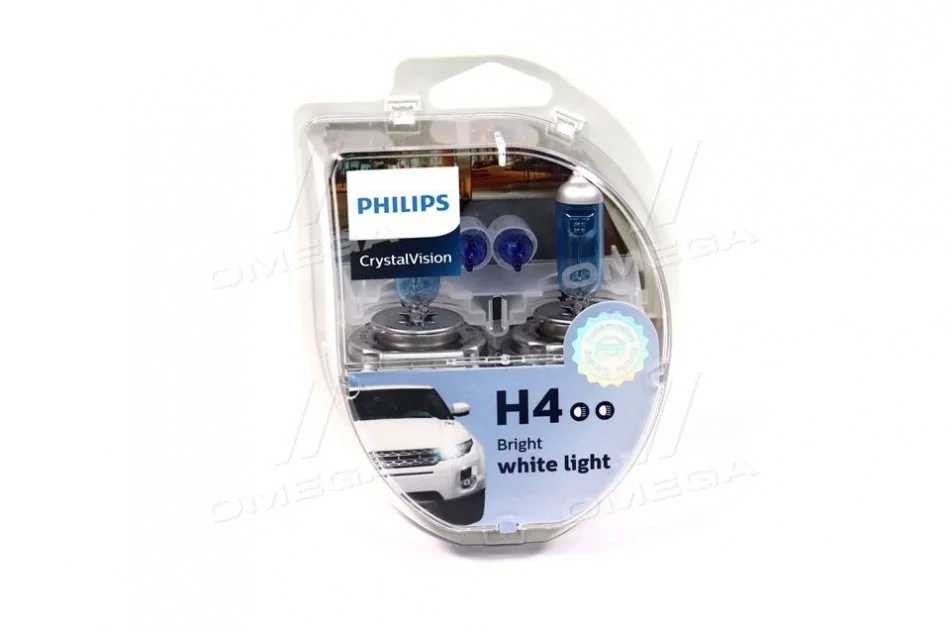 Лампа галогенная P43T, H4 PHILIPS 12342CVSM (фото 1)