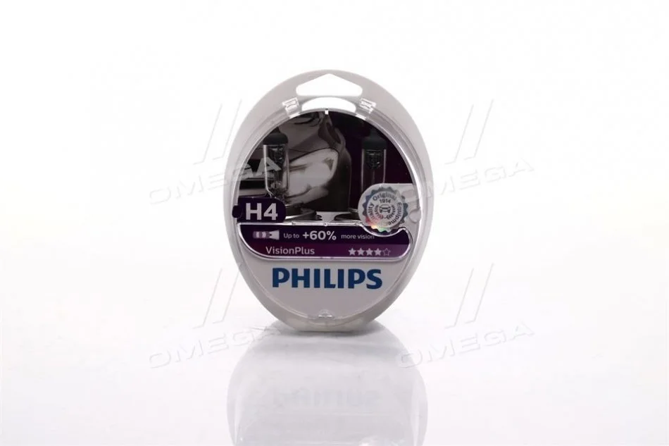 Лампа галогенная P43t, H4 PHILIPS 12342VPS2 (фото 1)