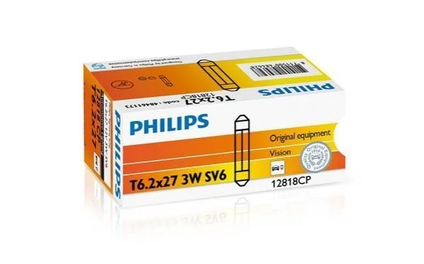 Автолампа 3W PHILIPS 12818CP (фото 1)