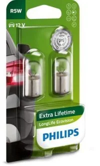 Лампа накалу R5W12V 5W BA15s PHILIPS 12821LLECOB2