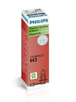Лампа галогенная PK22s, H3 PHILIPS 13336MLC1