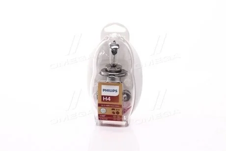 Лампа фарна (набір) H4 12V 60/55W P43t (вир-во Philips) PHILIPS 55473EKKM
