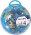 Лампа галогенна P43T, H4 PHILIPS 55718EBKM