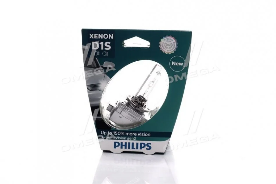 Лампа ксенонова D1S X-treme Vision 85В, 35Вт, PK32d-2 4800К+/-600К (вир-во Philips) PHILIPS 85415XV2S1 (фото 1)