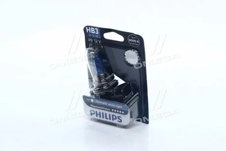 Лампа галогенная P20d, HB3 PHILIPS 9005DVB1