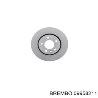 Торзмозной диск двухсторонний на задний мост вентилируемый 5 Polcar 09.9582.11