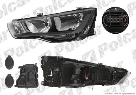 Фара основная Polcar 130009-E