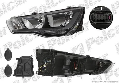 Фара основная Polcar 130009-E