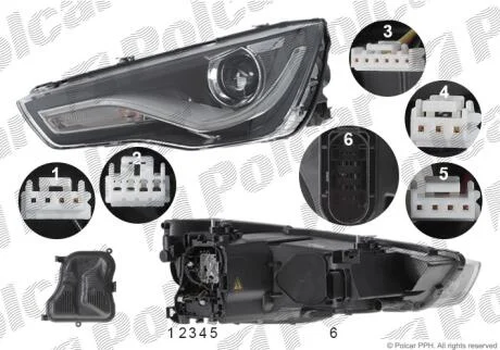 Фара основная Polcar 1300101Z