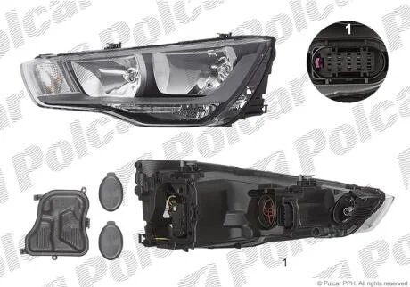Фара основная Polcar 130010-Z