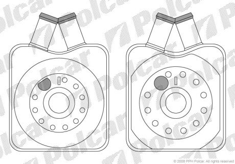 Радиаторы масла Polcar 1303L8-1