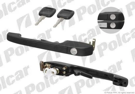 Ручка двери левая Polcar 1303Z-41