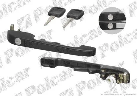 Ручка двери правая Polcar 1303Z-42