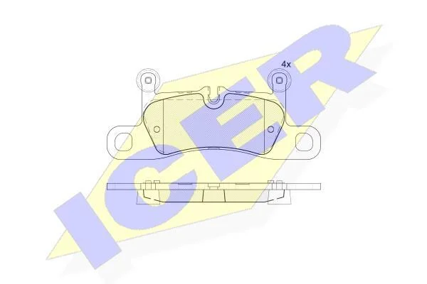 Тормозные колодки задние Polcar 13.0460-4872.2 (фото 1)
