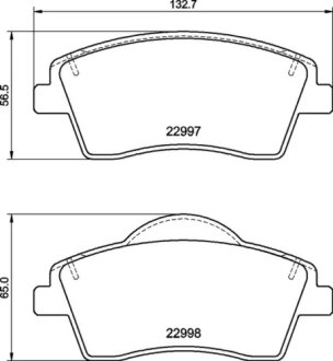 Тормозные колодки Polcar 13.0460-5528.2