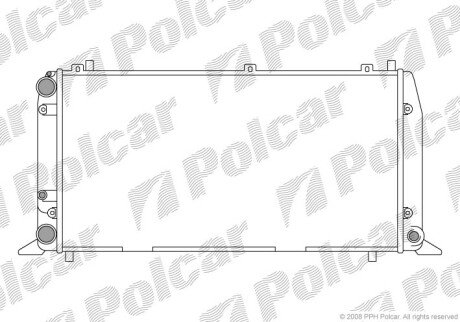 Радіатори охолодження Polcar 130708-7