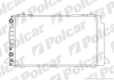 Радіатори охолодження Polcar 130808-1