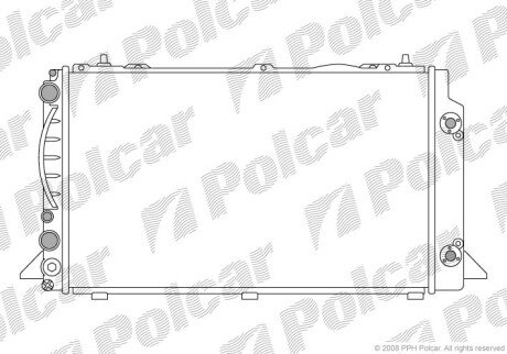 Радіатори охолодження Polcar 130808-7