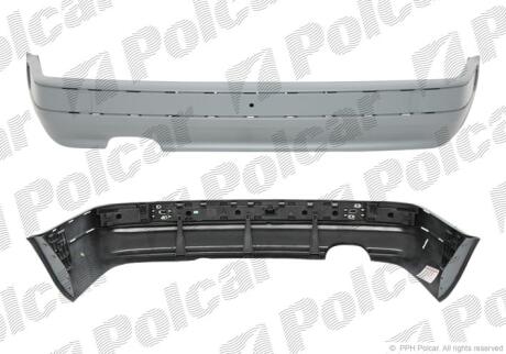 Бампер задній Polcar 130896UB
