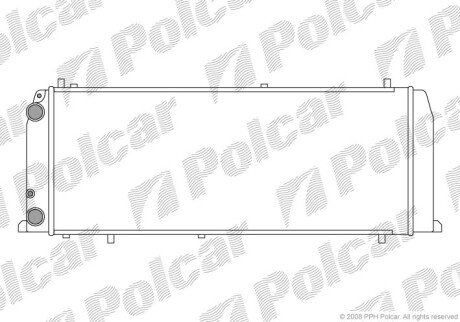 Радіатори охолодження Polcar 131508A4 (фото 1)