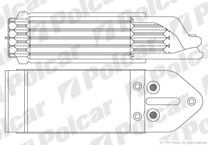 Радіатори масла Polcar 1315L8-1 (фото 1)