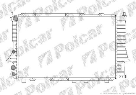 Радіатори охолодження Polcar 131608-1