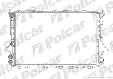 Радіатори охолодження Polcar 131608A1