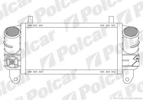 Радиаторы воздуха (Интеркулеры) Polcar 1322J8-1