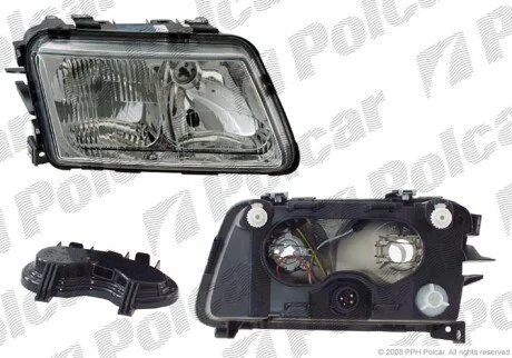 Фара основна права, ліва H1 Polcar 132309-E