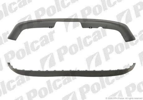 Спойлер заднего бампера Polcar 132399-2