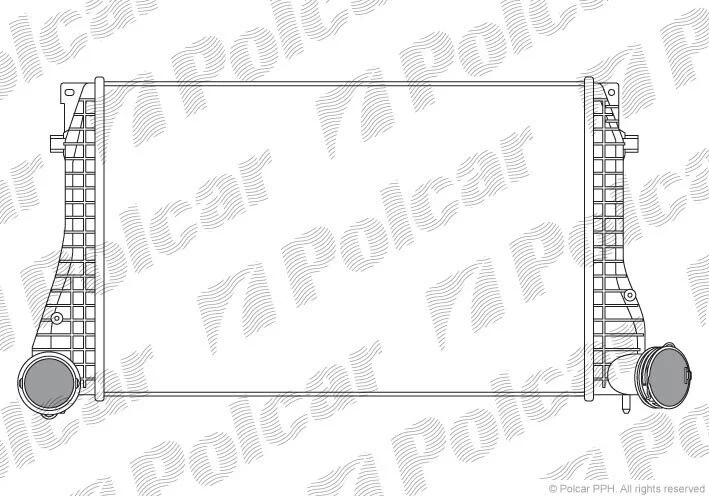 Радіатори повітря (Інтеркулери) Polcar 1323J8-6 (фото 1)