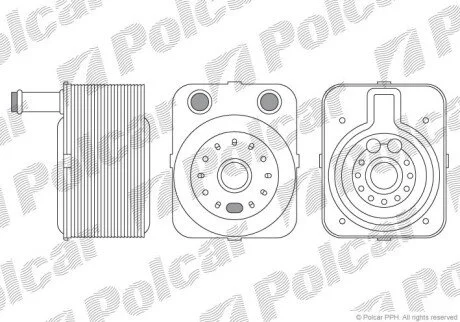 Радиаторы масла Polcar 1323L8-3