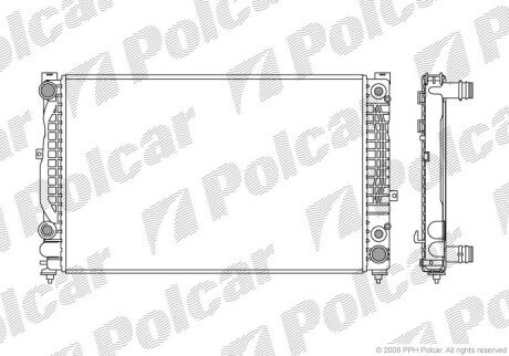 Радіатори охолодження Polcar 132408-6