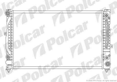 Радіатори охолодження Polcar 132408A6