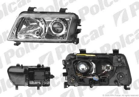 Фара основная правая H7, W5W Polcar 1324105E