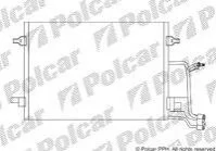 Радіатор кондиціонера (Конденсатор) без осушувача Polcar 1324K8C3S