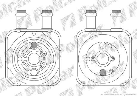Радиаторы масла Polcar 1324L82X