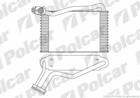 Випарник кондиціонера Polcar 1324P8-1