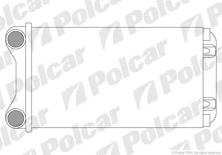 Радиатор отопителя салона Polcar 1325N8A1 (фото 1)