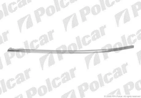 Молдинг бампера левый Polcar 132707-7