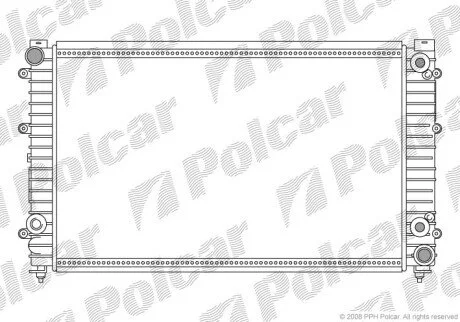 Радіатори охолодження Polcar 132808-3