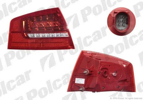 Ліхтар задній ліворуч зовнішній Polcar 1329872X