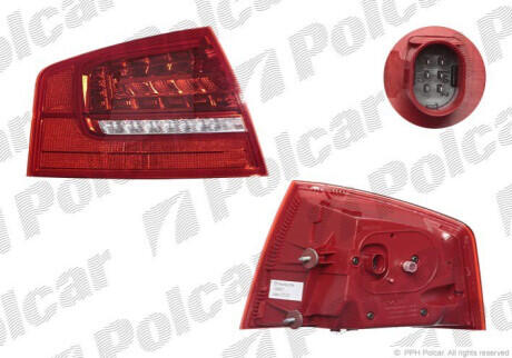 Ліхтар задній праворуч зовнішній Polcar 1329882X
