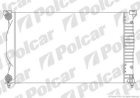 Радіатори охолодження Polcar 133408A1