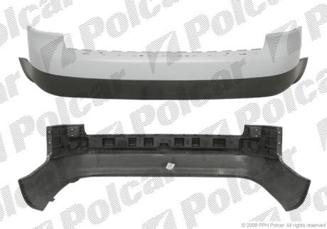 Бампер задній Polcar 1334962UA