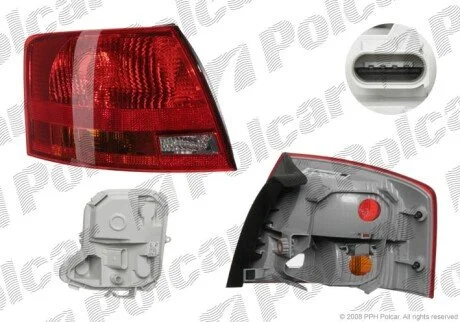 Ліхтар задній праворуч зовнішній Polcar 1335882E