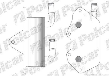 Радиаторы масла Polcar 1335L8-1